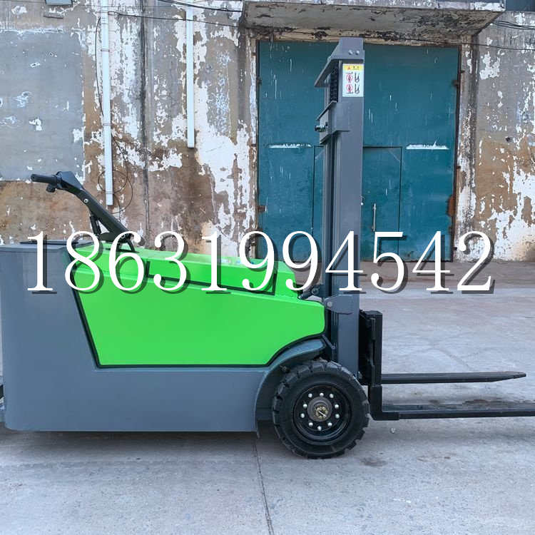 钓鱼台小型电动叉车1吨2吨步行站驾式电瓶堆高充电装卸车液压升降车铲车
